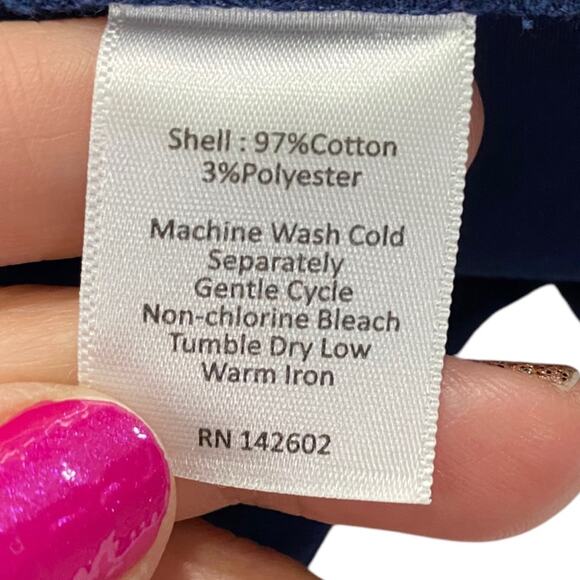 Sail to Sable Color block Navy blue & mint green Classic Tunic Dress Size Medium - Picture 10 of 11